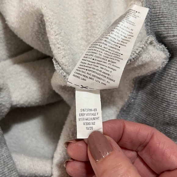 🎃 3 FOR $10🎃   Old NAVY VINTAGE STYLE FULL ZIP HOODIE, SIZE M - Picture 4 of 5